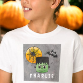 Camiseta Personalizado Frankenstein Halloween