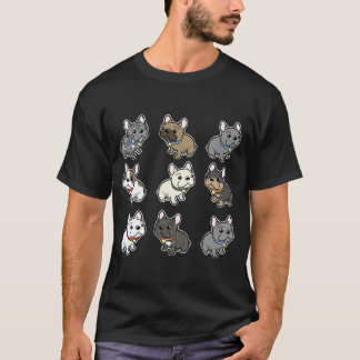 Camiseta Personalizado Frenchie Art