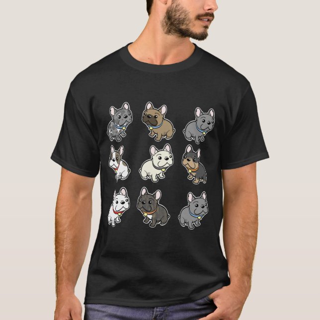 Camiseta Personalizado Frenchie Art (Anverso)
