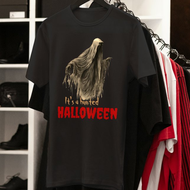 Camiseta Personalizado Funny Horror Gótico Rojo Sepia Ghoul (Subido por el creador)