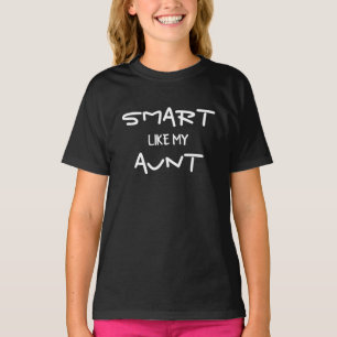 Camiseta PERSONALIZADO Funny Smart Como Mi Tía