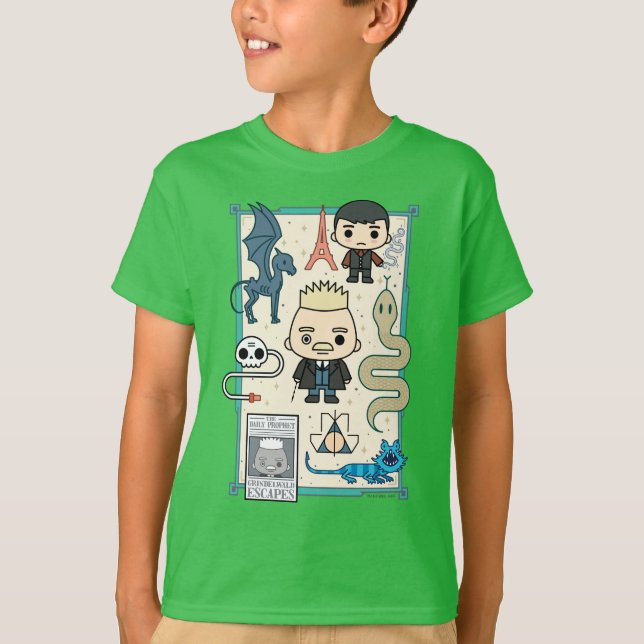 Camiseta Personalizado GELLERT GRINDELWALD™ y Barebone (Anverso)
