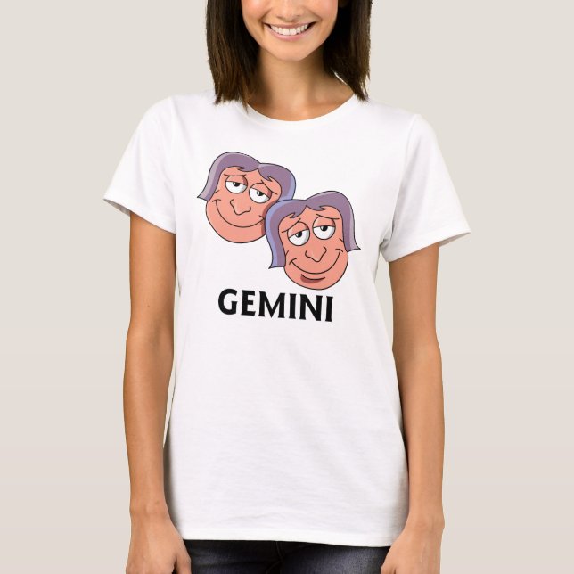 Camiseta Personalizado Gemini Twins T-Shirt (Anverso)