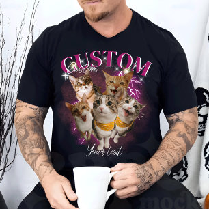 Camiseta Personalizado Girlfriend Face Bootleg Rap