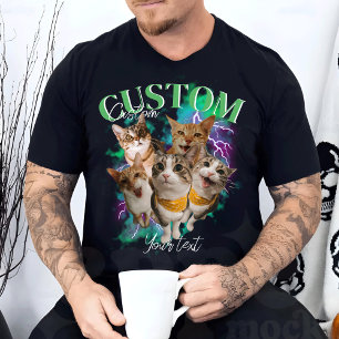 Camiseta Personalizado Girlfriend Face Bootleg Rap