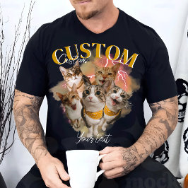 Camiseta Personalizado Girlfriend Face Bootleg Rap