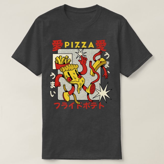 Camiseta Personalizado Gourmet retro de bolas fritas (Diseño del anverso)
