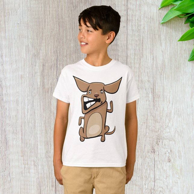 Camiseta Personalizado gracioso Perro loco Mascota gracioso (Subido por el creador)