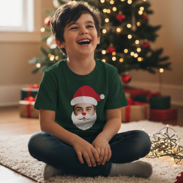 Camiseta Personalizado gracioso se enfrenta a Navidades de 