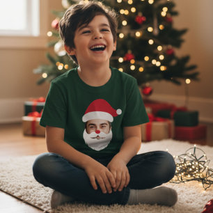 Camiseta Personalizado gracioso se enfrenta a Navidades de 