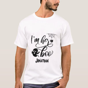 Camiseta Personalizado Gracioso Soy Su Pareja Fantasma Hall