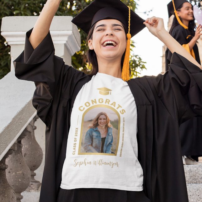 Camiseta Personalizado graduación foto felicitaciones grado (Subido por el creador)