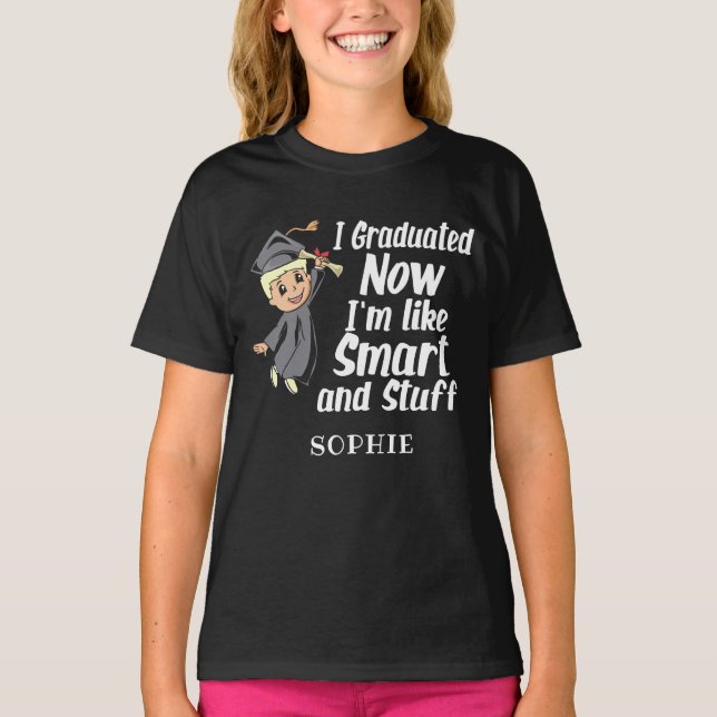 Camiseta Personalizado Graduación Gag I Nombre del Personal (Anverso)