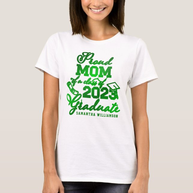 Camiseta Personalizado Graduado de la clase 2023 del Orgull (Anverso)