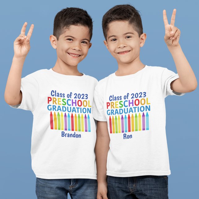 Camiseta personalizado Graduado De Preescolar 2025 Graduaci (Subido por el creador)