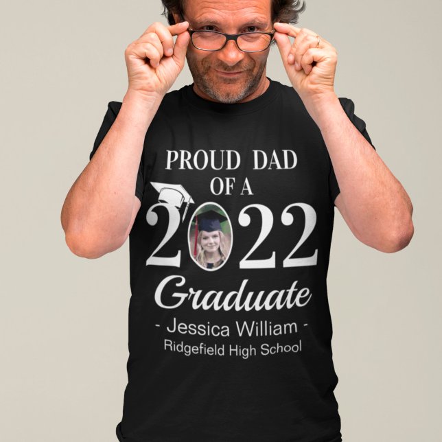 Camiseta Personalizado Graduado Orgullosa Familia Con Foto  (Subido por el creador)