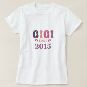 Camiseta Personalizado Grandma gigi desde el regalo de Día 