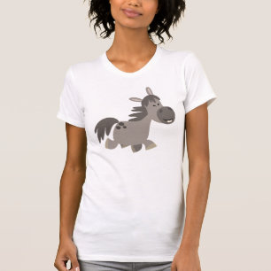 Camiseta Personalizado Gray Pony Women