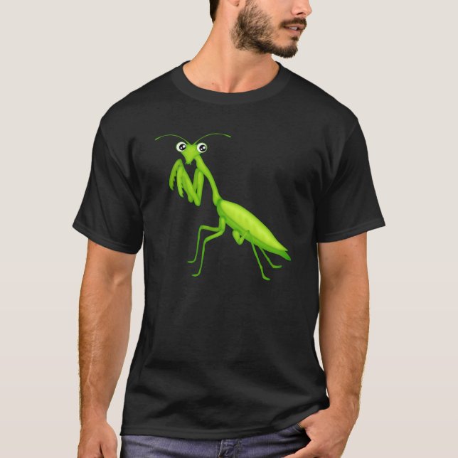 Camiseta Personalizado Green Praying Mantis Unisex Adulto A (Anverso)