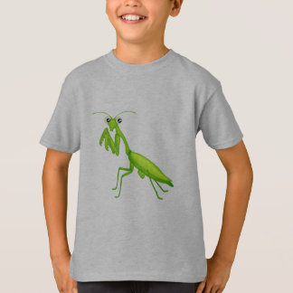 Camiseta Personalizado Green Praying Mantis Unisex Aparato 