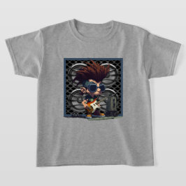 Camiseta Personalizado Grunge Punk Rock & Roll Guitar Speak