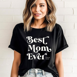 Camiseta Personalizado Guay Cute a la mejor mamá de la tipo