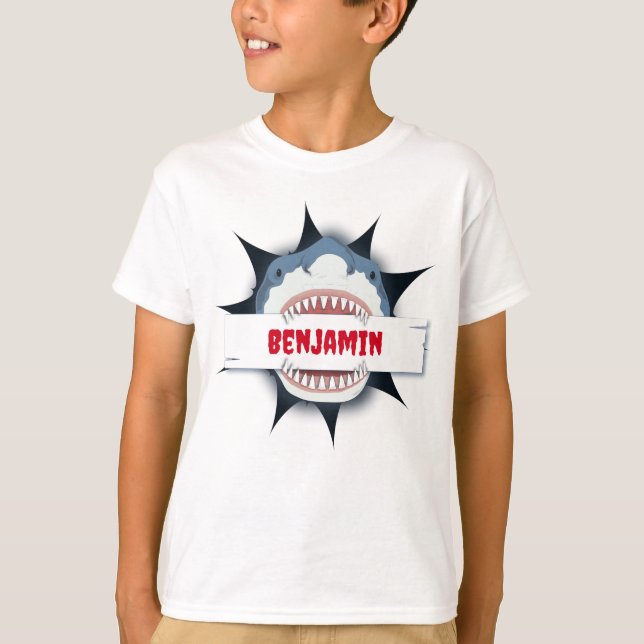 Camiseta Personalizado Guay Shark (Anverso)