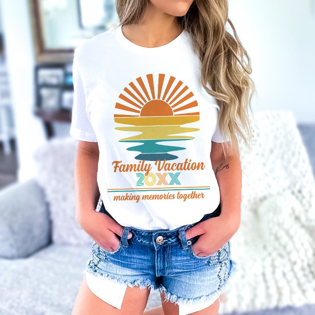 Camiseta Personalizado Guay Sunset de la familia Beach Vaca (Subido por el creador)