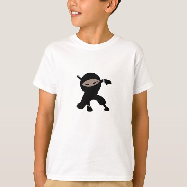 Camiseta Personalizado guerrero de Ninja (Anverso)
