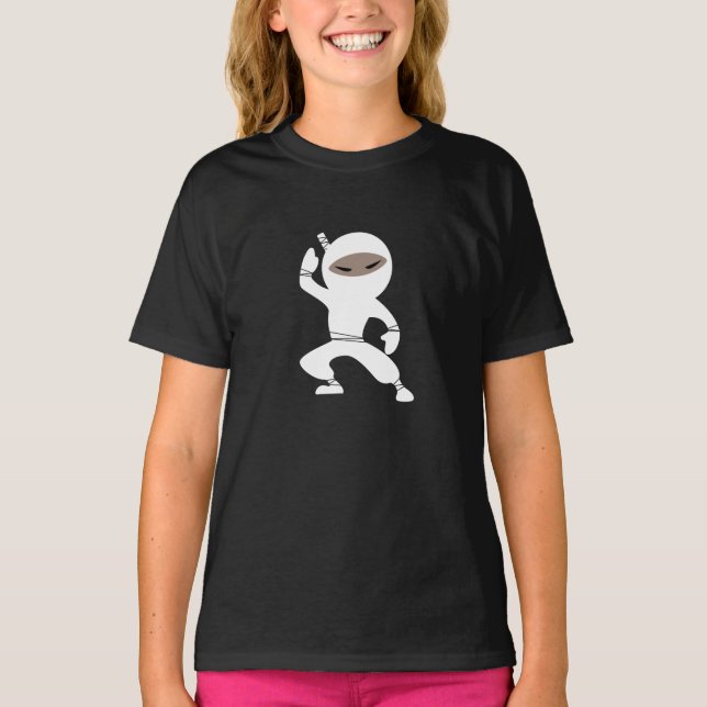 Camiseta Personalizado guerrero de Ninja (Anverso)