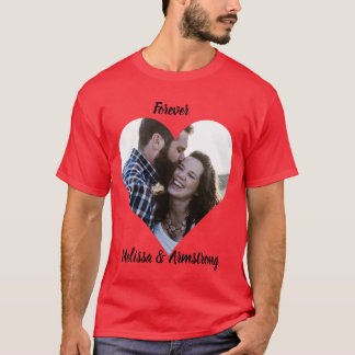 Camiseta personalizado haciendo coincidir a los amantes del