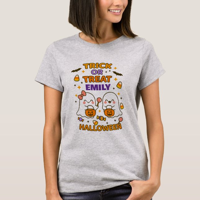 Camiseta Personalizado Halloween Breakfast Buddies T-Shirt  (Anverso)