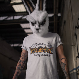 Camiseta Personalizado Halloween Fiesta anual Skeleton