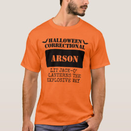Camiseta Personalizado Halloween Grupo de Prisioneros Corre