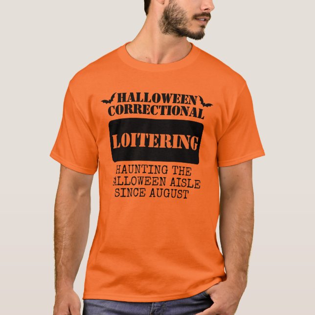 Camiseta Personalizado Halloween Grupo de Prisioneros Corre (Anverso)
