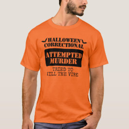 Camiseta Personalizado Halloween Grupo de Prisioneros Corre