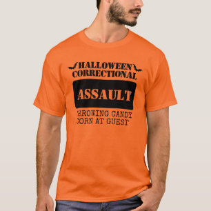 Camiseta Personalizado Halloween Grupo de Prisioneros Corre