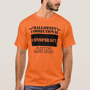 Camiseta Personalizado Halloween Grupo de Prisioneros Corre