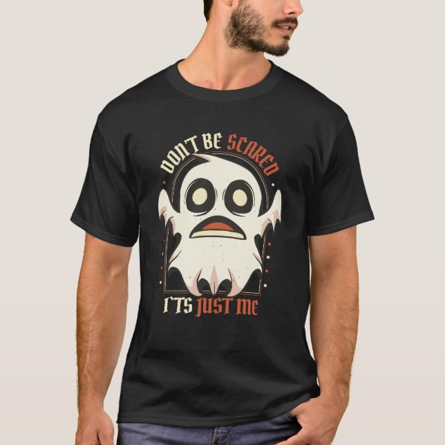 Camiseta Personalizado Halloween Scary Ghost (Anverso)