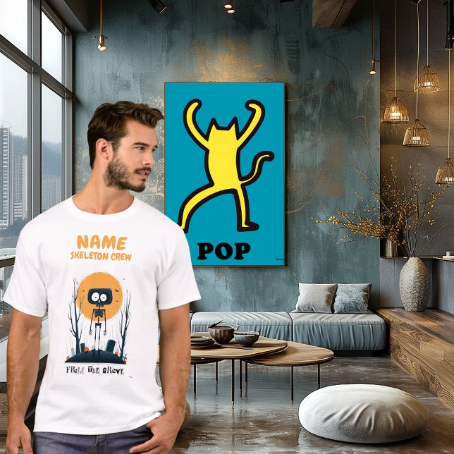 Camiseta Personalizado Halloween Skeleton Crew (Subido por el creador)