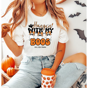 Camiseta Personalizado "Hangin’ With My Boos"