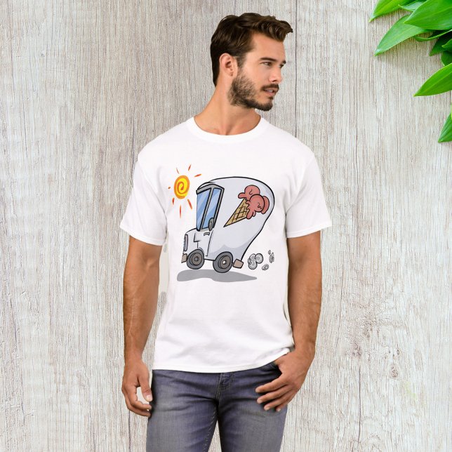 Camiseta Personalizado Helado Camión Divertido postre de ve (Subido por el creador)