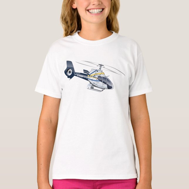Camiseta Personalizado Helicopter (Anverso)
