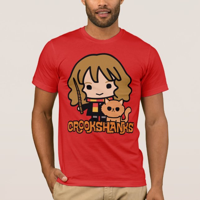 Camiseta Personalizado Hermione y Crookshanks (Anverso)