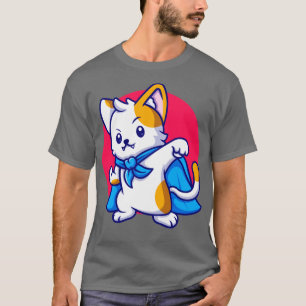 Camiseta Personalizado héroe de supe de gato