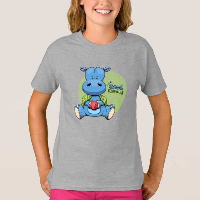 Camiseta Personalizado Hippo | Niños (Anverso)
