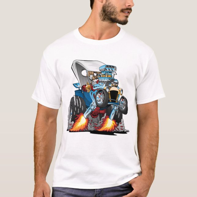 Camiseta Personalizado Hotrod de la barra de herramientas d (Anverso)