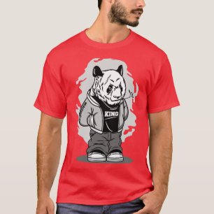 Camiseta Personalizado HUP HOP PANDA