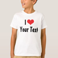 Personalizado I Love T-Shirt