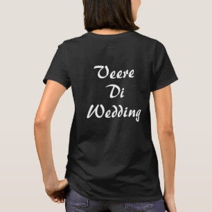 Camiseta Personalizado Imprimir Desi Boda Shaadi Vibes